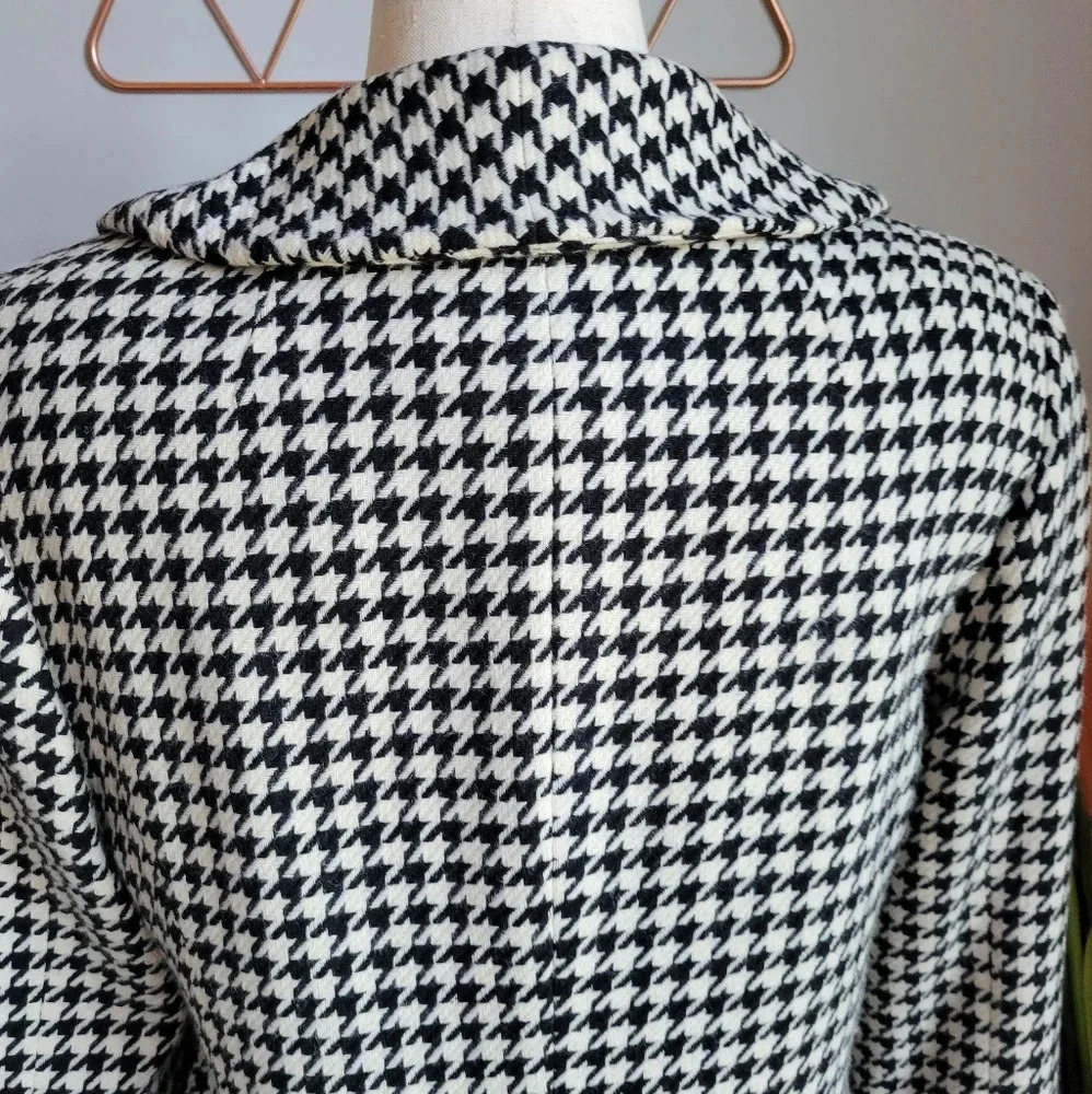Pendleton, Houndstooth Virgin Lambs Wool Double B… - image 5